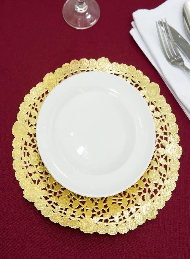 KARMELLING 50Pcs Gold Foil Round Doileis, Made in the USA-10 Inch - Image 4